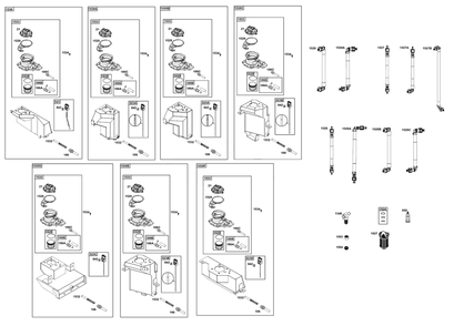 Oil Guard Group Diagram and Parts List for 61A677-0100-J1  Briggs and Stratton Engine